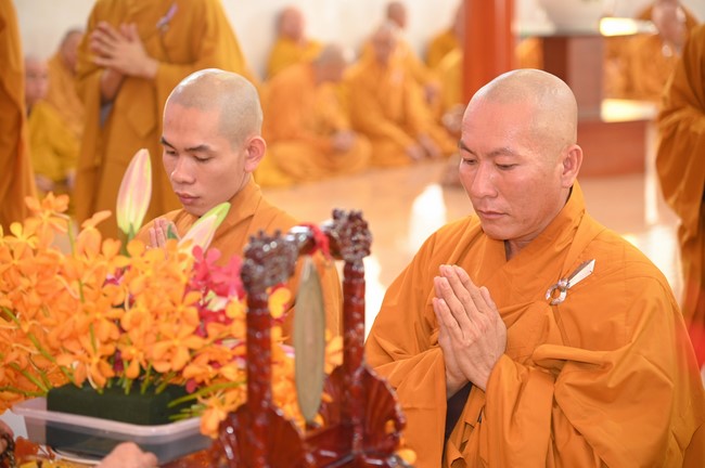 Holding Pravaranà Ceremony of the Director Board (DB) of Hoc Mon district's Vietnam Buddhist Sangha (VBS)